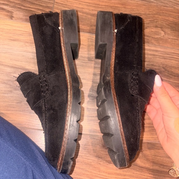 Anne Klein Suede Loafers - Picture 2 of 5